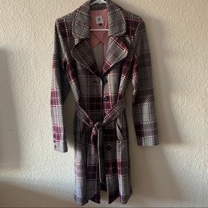 CABI Plaid Pea Coat